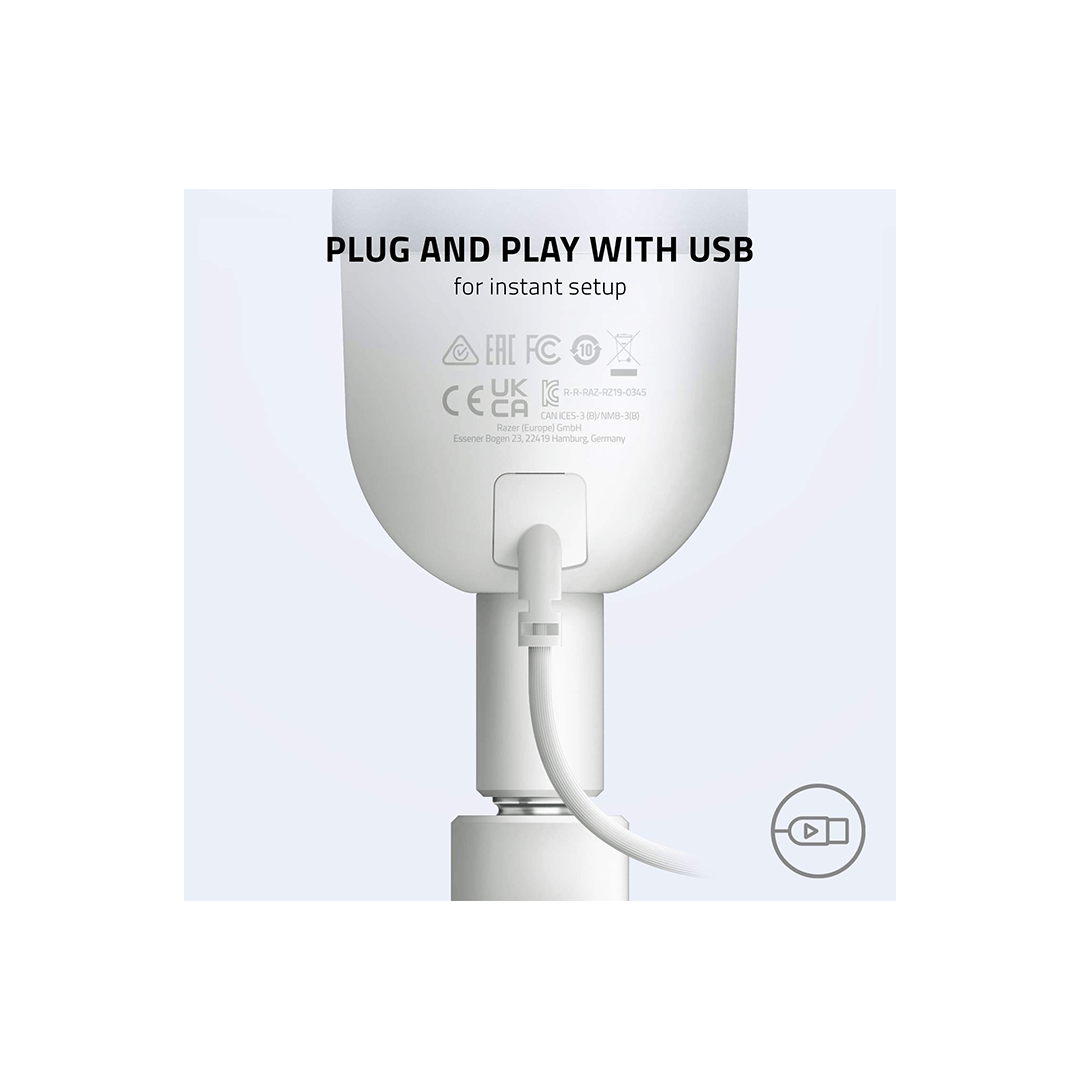 Razer Seiren Mini - Ultra-Compact Condenser Microphone - Mercury in Qatar Razer Seiren Mini - Ultra-Compact Condenser Microphone - Mercury in Qatar
